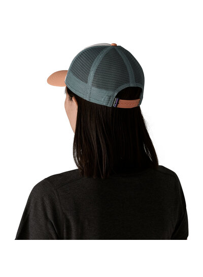 Patagonia  Patagonia P-6 Trucker Hat - White Peach Sherbet