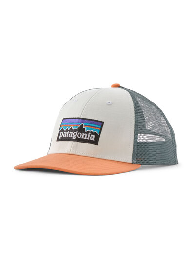 Patagonia  Patagonia P-6 Trucker Hat - White Peach Sherbet