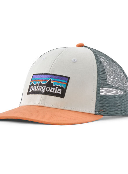 Patagonia  Patagonia P-6 Trucker Hat - White Redtail Rust Peach Sherbet