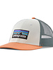 Patagonia  Patagonia P-6 Trucker Hat - White Peach Sherbet