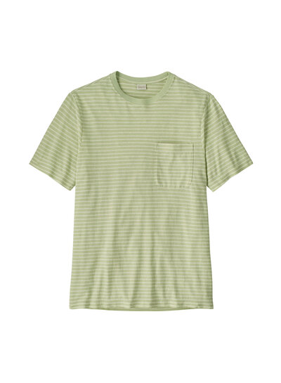 Patagonia  Patagonia Mens Trail Harbor Pocket Tee - Lichen Green