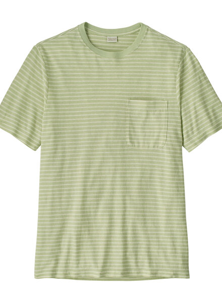 Patagonia  Patagonia Mens Trail Harbor Pocket Tee - Lichen Green