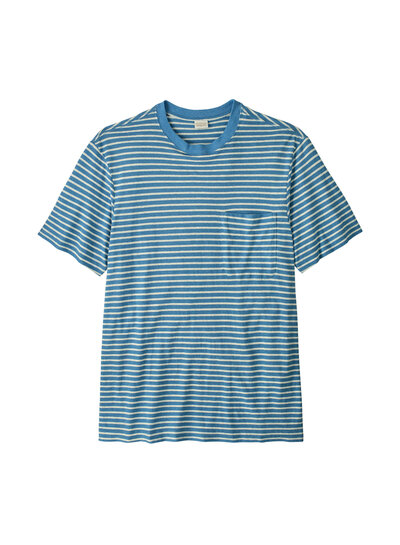 Patagonia  Patagonia Mens Trail Harbor Pocket Tee - Shore Blue