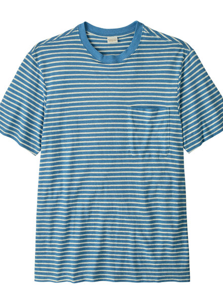 Patagonia  Patagonia Mens Trail Harbor Pocket Tee - Shore Blue