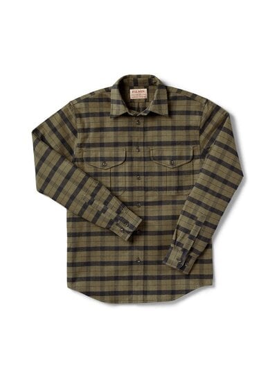 FILSON  FILSON  Alaskan Guide Shirt - Otter Green - Black Plaid
