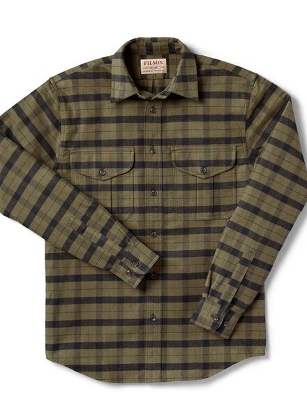 FILSON  FILSON  Alaskan Guide Shirt - Otter Green - Black Plaid