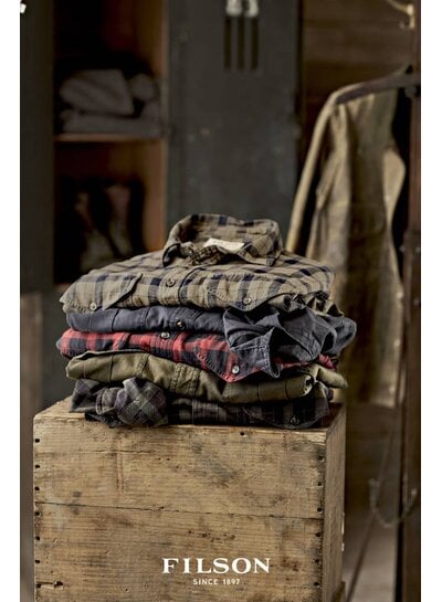 FILSON  FILSON  Alaskan Guide Shirt - Black  Gold