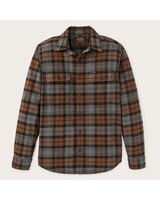 FILSON  FILSON  Vintage Flannel Work Shirt - Brown Charcoal Plaid