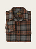 FILSON  FILSON  Vintage Flannel Work Shirt - Brown Charcoal Plaid