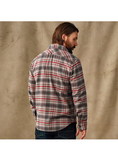 FILSON  FILSON  Rangeland Flannel Shirt - Red Gray Plaid