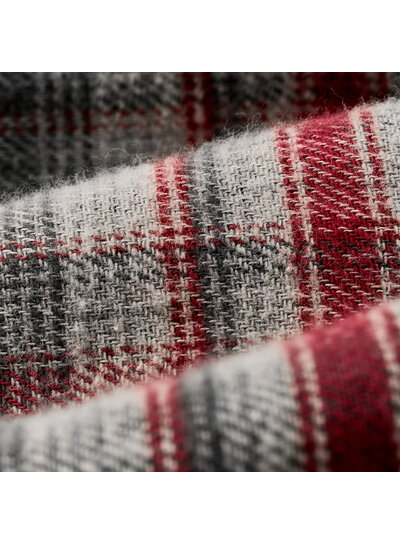 FILSON  FILSON  Rangeland Flannel Shirt - Red Gray Plaid