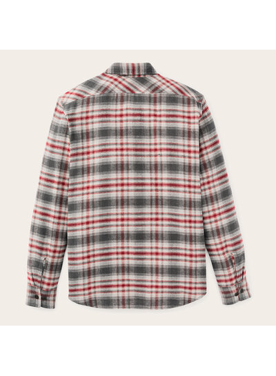 FILSON  FILSON  Rangeland Flannel Shirt - Red Gray Plaid