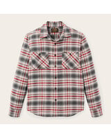 FILSON  FILSON  Rangeland Flannel Shirt - Red Gray Plaid