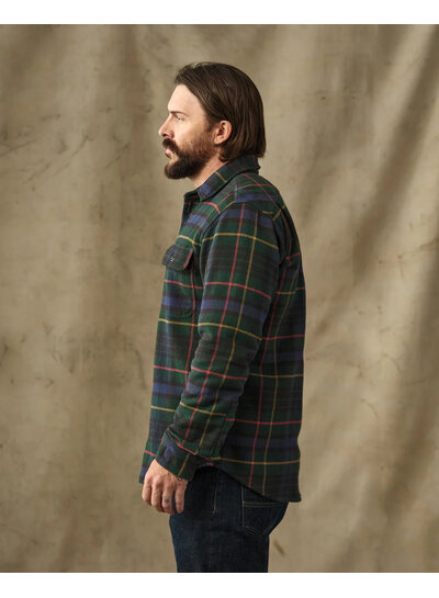 FILSON  FILSON  Vintage Flannel Work Shirt - Green Navy Plaid