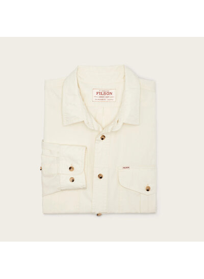 FILSON  FILSON Washed Feather Cloth Shirt - Ivory