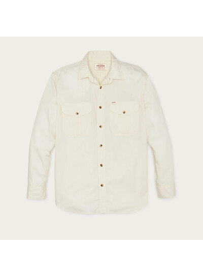FILSON  FILSON Washed Feather Cloth Shirt - Ivory