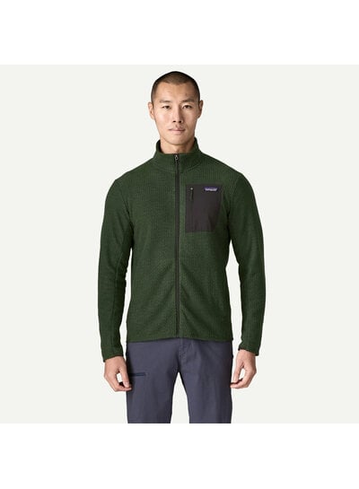 Patagonia  Patagonia Mens R1 Air Fleece Jacket - Treeline Green