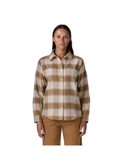 Patagonia  Patagonia Womens Fjord Flannel  Shirt - Nest Brown