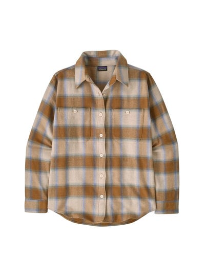 Patagonia  Patagonia Womens Fjord Flannel  Shirt - Nest Brown