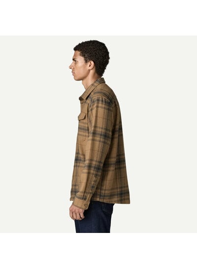 Patagonia  Patagonia Mens Organic Cotton Fjord Flannel Shirt - Slab Khaki
