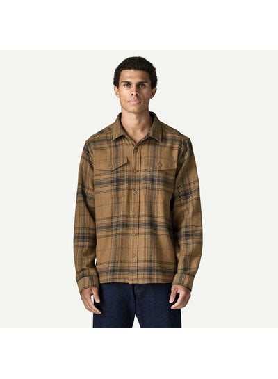 Patagonia  Patagonia Mens Organic Cotton Fjord Flannel Shirt - Slab Khaki