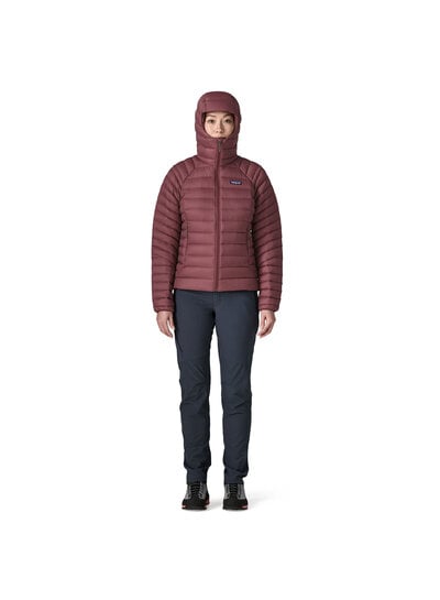 Patagonia  Patagonia Womens Down Sweater Hoody - Dark Ruby