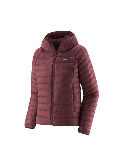 Patagonia  Patagonia Womens Down Sweater Hoody - Dark Ruby