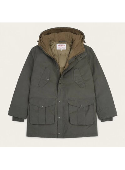 FILSON  FILSON Waxed Field Down Parka - Otter Green
