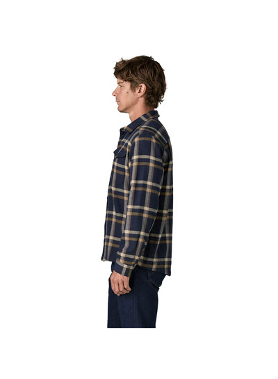 Patagonia  Patagonia Mens Organic Cotton Fjord Flannel Shirt - New Navy