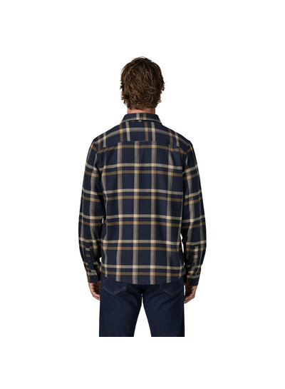 Patagonia  Patagonia Mens Organic Cotton Fjord Flannel Shirt - New Navy