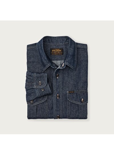 FILSON  FILSON  Denim Guide Shirt - Rinse Indigo