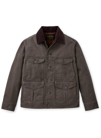 FILSON  FILSON Rustic Canvas Journeyman Jacket - Bark