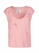 ARMEDANGELS W´s T-Shirt SS Carlotta Blossom - Pale Pink