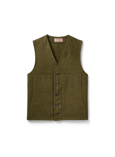 FILSON  FILSON Mackinaw Wool Vest - Forest Green