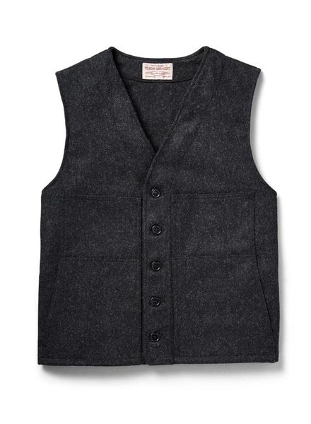 FILSON  FILSON Mackinaw Wool Vest - Charcoal