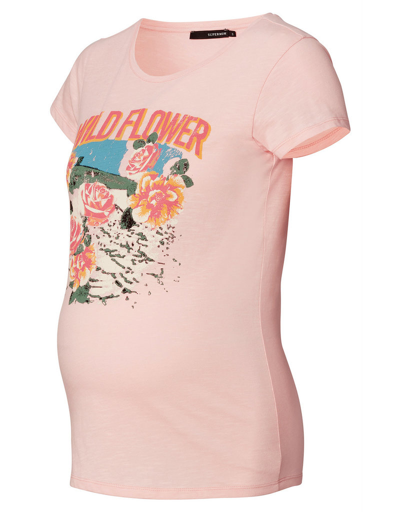 Supermom Supermom shirt Wild Flower roze 1220013 332