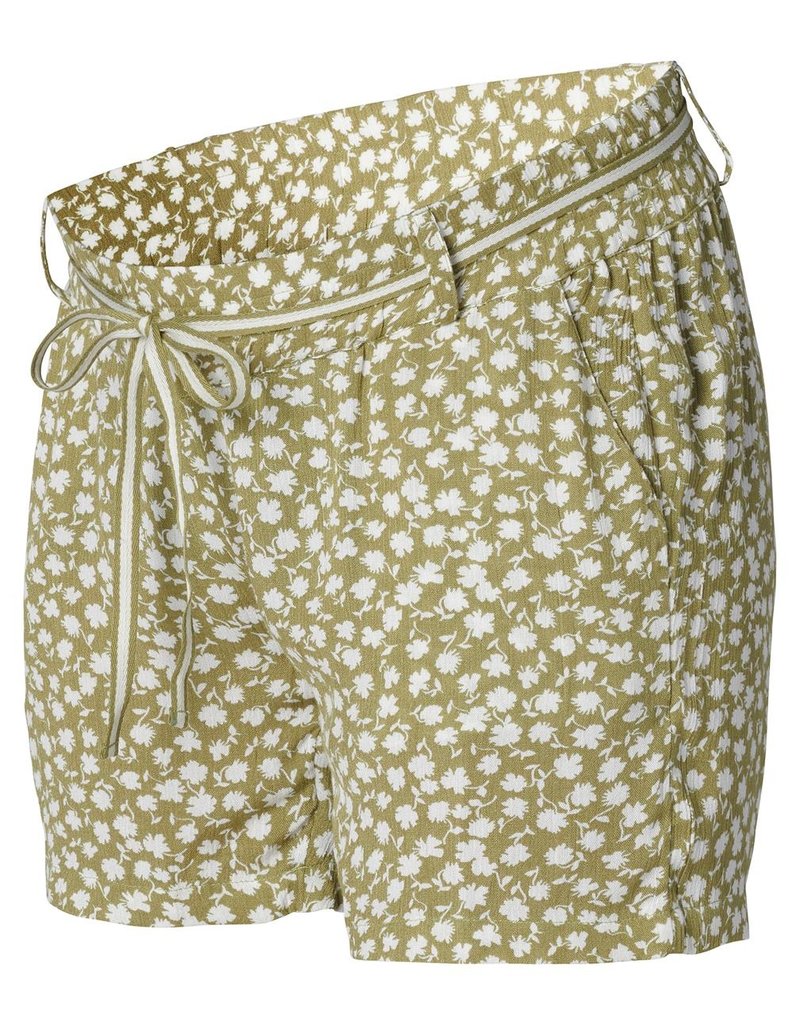 Supermom Supermomsshort Flower aop olive green 1231211 P651