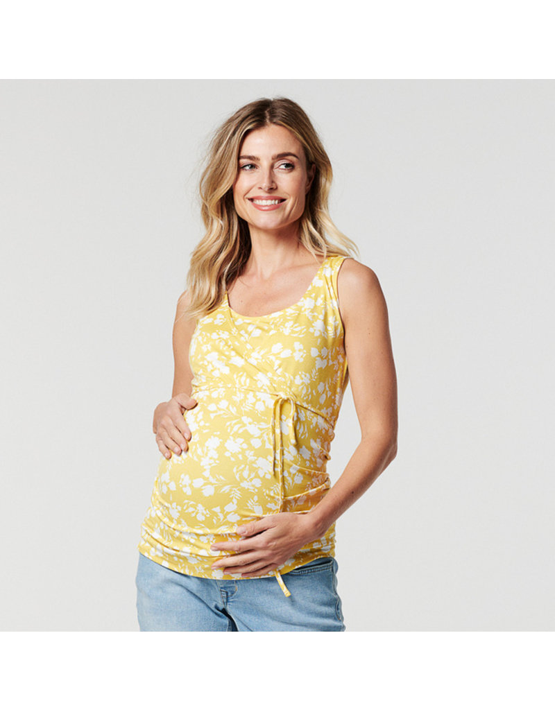 Noppies Noppies tanktop nursing Fallon yellow printed 1030015 010