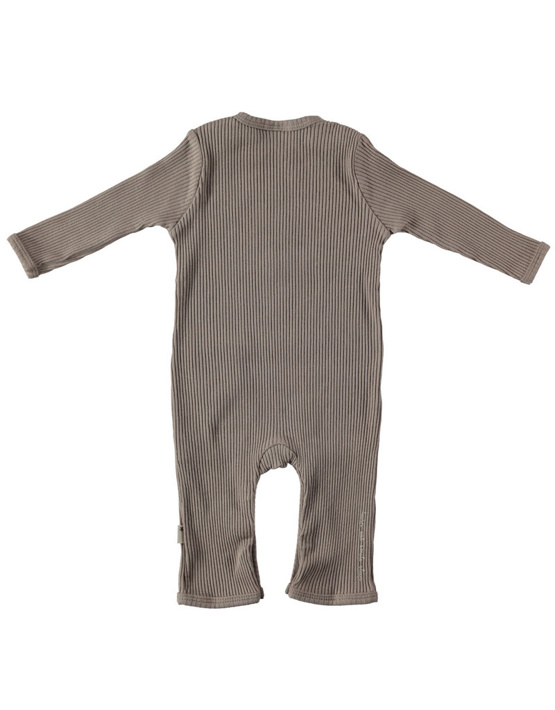 BESS Babykleding Bess Suit Rib Organic Sand BO3005 050