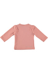 BESS Babykleding Bess Shirtje  Rib Embroidery Organic dusty rose BO3012 038