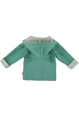 BESS Babykleding Bess Vestje hoody Reversible Green organic cotton BO3021 014