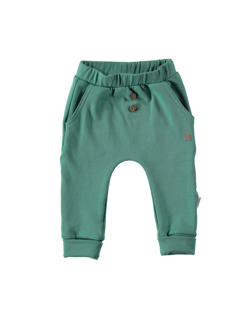 BESS Babykleding Bess Pants Green basic organic cotton BO3027 014