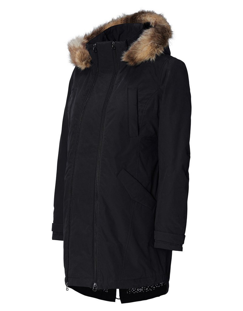 Noppies Noppies winterjas Malin 2-Way Zwart 1083010 P090