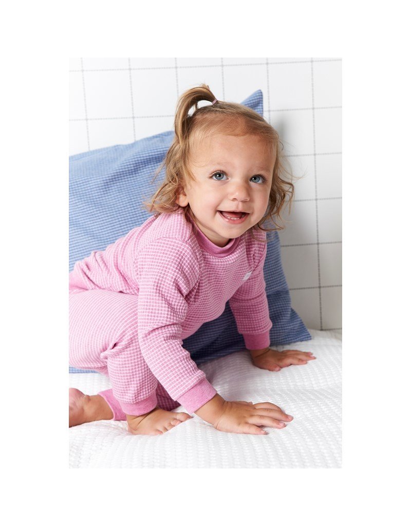 Feetje Baby Feetje Wafeltjes Pyjama Roze melange 305533