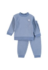 Feetje Baby Feetje Wafeltjes Pyjama Blue melange  305533