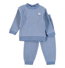 Feetje Baby Feetje Wafel Pyjama Blue Melange