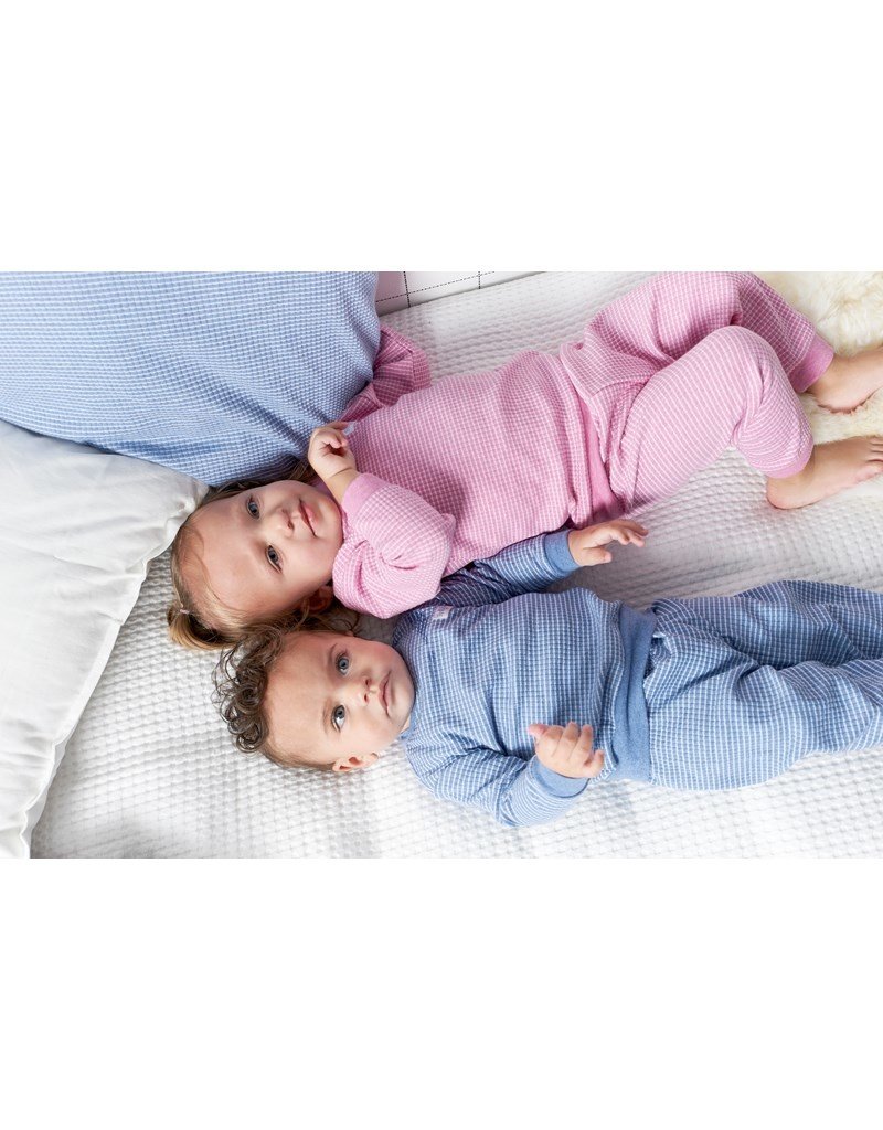 Feetje Baby Feetje Wafelpyjama Blue Melange 305533