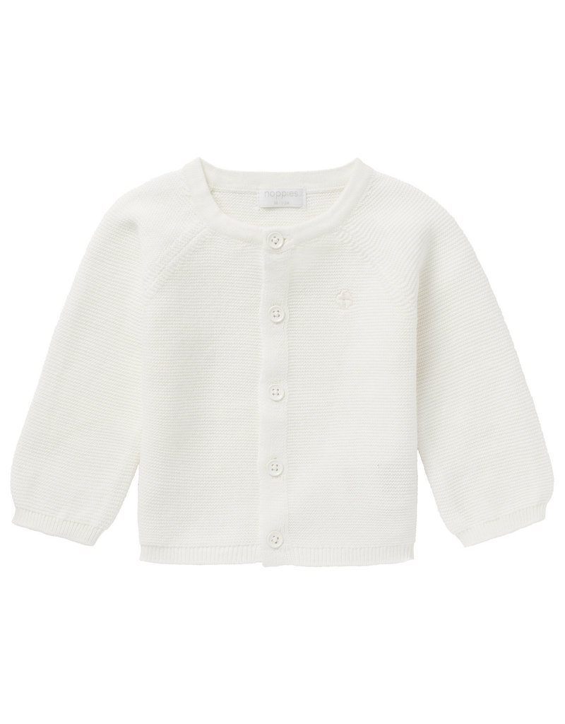 Noppies Babykleding Noppies vestje Naga Essential white 14N0310 001