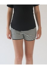 Love2Wait Supermom Short Striped black C221046 004