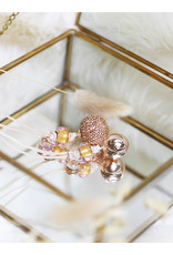 Proud Mama babybel Bol Gold met Voetjes